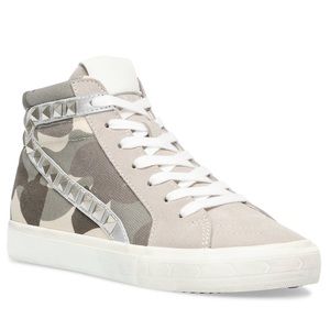 Steve Madden Tracey Women's Camouflage Studded High-Top Sneakers